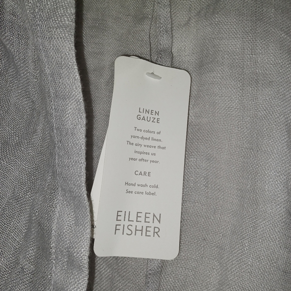 COPY - Eileen Fisher Gauze/Linen Jacket - Picture 2 of 6